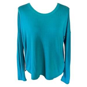 Eileen Fisher Material World Long Sleeve T-shirt size Petite Small NWT